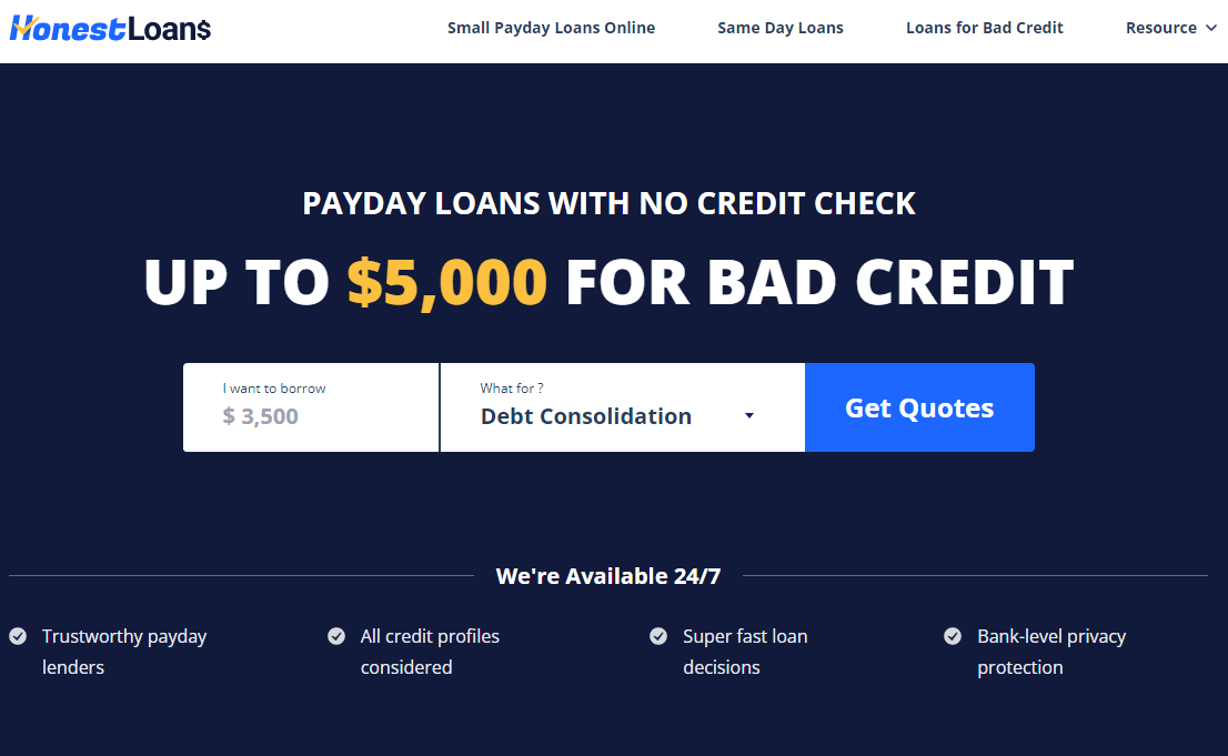 Best payday loans for bad credit